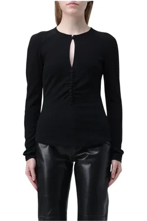 Isabel Marant Top, Dame, Sort, S, Uld, Sort Uldblanding Striktop