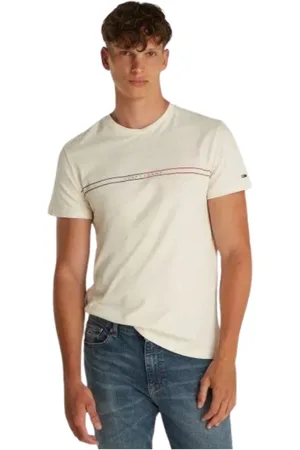 Tommy Hilfiger Top, Herre, , S, Bomuld, Kortærmet Bomuldst-shirt - Normal Pasform