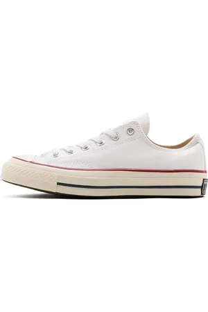 Converse Sko, Herre, Hvid, 44 1/2 EU, Tyl, Retro Stil Canvas Sneakers
