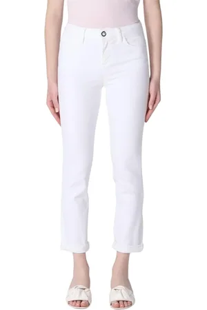 Liu Jo Jeans, Dame, Hvid, W30, Hvide Straight Leg Jeans
