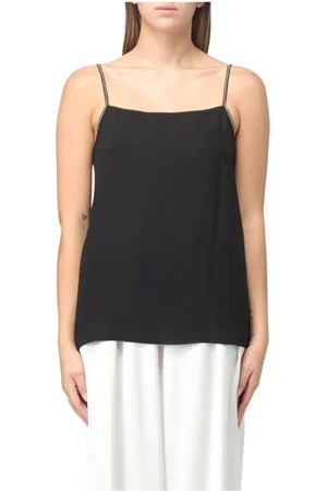 Fabiana Filippi Top, Dame, Sort, XS, Sort Silke Camisole Top