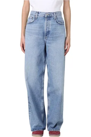 AGOLDE Jeans, Dame, Blå, W26, Bomuld, Klassisk Blå Loose Fit Jeans