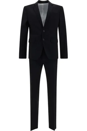 Dsquared2 Jakkesæt, Herre, Sort, 2XL, Uld, Klassisk ulddragt med blazer og bukser