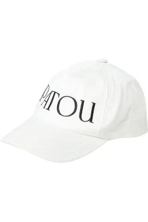Patou Tilbehør, Dame, Hvid, M, Bomuld, Hvidt Logo Baseball Cap