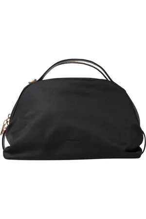 Borbonese Taske, Dame, Sort, ONE SIZE, Uld, Stilfuld Sort Crossbody Taske