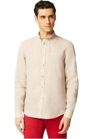 HARMONT&BLAINE Skjorte, Herre, , M, Skjorte I Rent Lærred