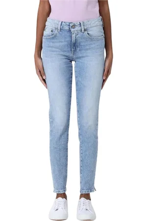 Dondup Jeans, Dame, Blå, W25, Denim, Allround Skinny Jeans i Denim