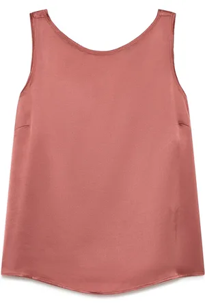 Maliparmi Top, Dame, Rød, XL, Rød Viskose Cady Top