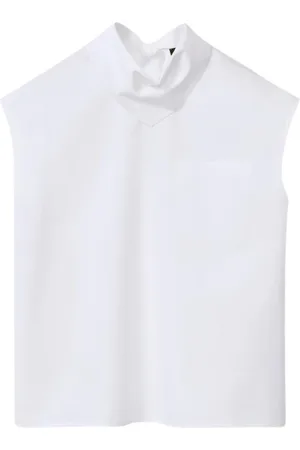 Fabiana Filippi Top, Dame, Hvid, M, Hvid kortærmet bluse Elegant stil