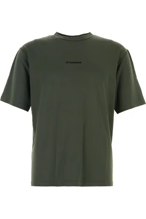 Jil Sander Top, Herre, Grøn, M, Uld, Stilfulde T-shirt Kollektion til dig