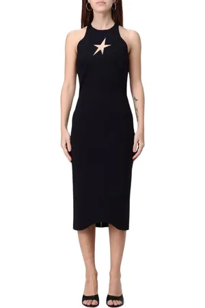 MUGLER Kjole, Dame, Sort, XS, Stjerne CutOut Kjole