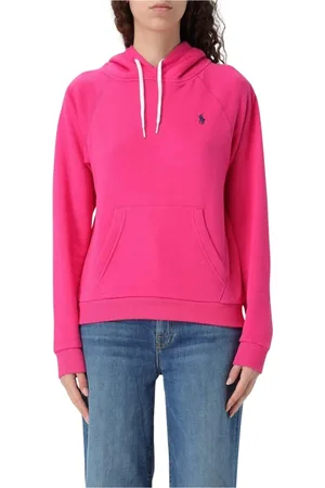 Ralph Lauren Sweathshirts & Hoodies, Dame, Lyserød, XS, Bomuld, Relaxed Fit Hoodie