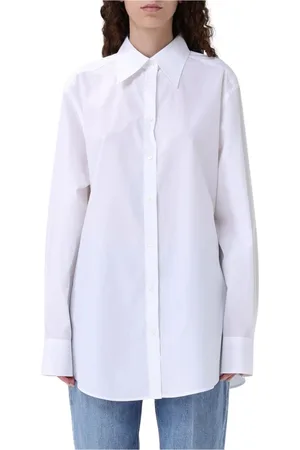 Dolce & Gabbana Bluser & Skjorter, Dame, Hvid, XS, Elegant Poplin Skjorte