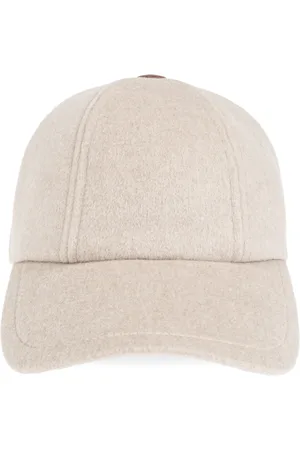 Max Mara Tilbehør, Dame, , 58 CM, Uld, Kashmir kasket med skygge