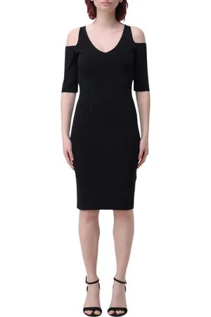 Liu Jo Kjole, Dame, Sort, L, Elegant Sort Midi Kjole