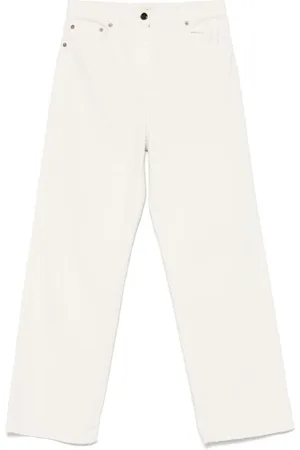 SEMICOUTURE Jeans, Dame, , W29, Bomuld, Bianco Naturlige Bomuldsbukser