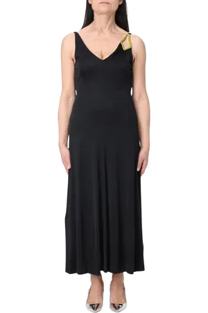 Lanvin Kjole, Dame, Sort, XS, Elegant Sort Maxi Kjole