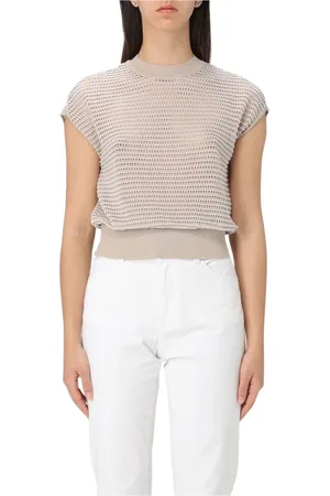 Emporio Armani Strik, Dame, , M, Uld, Cashmere Blend Stilfuld Sweater