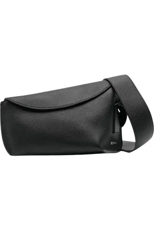 Alexander McQueen Taske, Dame, Sort, ONE SIZE, Læder, Sort Læder Crossbody Taske