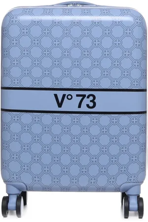 V°73 Kuffert, unisex, Blå, ONE SIZE, 360° Roterende Semi-Rigid Kuffert i Støv