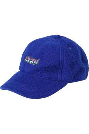 A.P.C. Tilbehør, Dame, Blå, 58 CM, Blå Fleece Baseball Cap