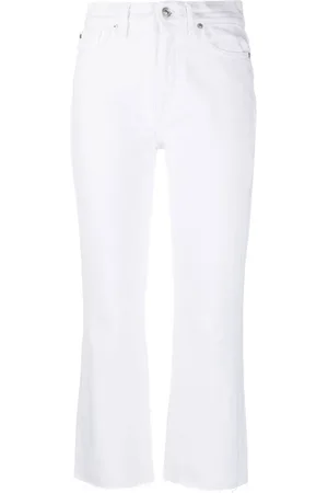 7 for all Mankind Jeans, Dame, Hvid, W29, Bomuld, Afkortede jeans