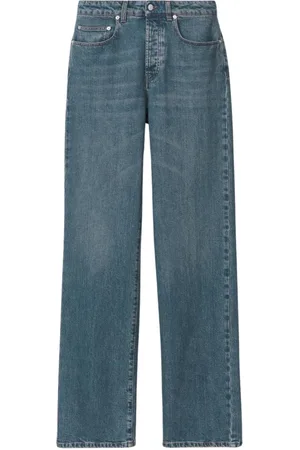 Fabiana Filippi Jeans, Dame, Blå, M, Elegant Blå Wide Leg Jeans