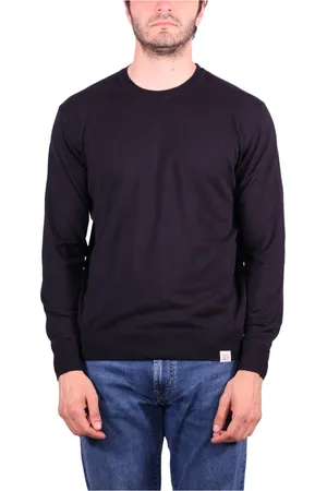 Peuterey Strik, Herre, Blå, L, Bomuld, Blå Crew Neck Bomuldssweater