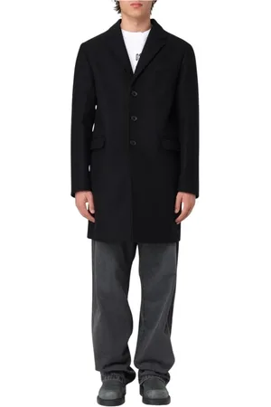 Dsquared2 Frakke, Herre, Sort, XL, Uld, Elegant Sort Uldfrakke