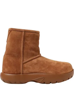 Bottega Veneta Sko, Dame, Brun, 40 EU, Shearling Ankelstøvler