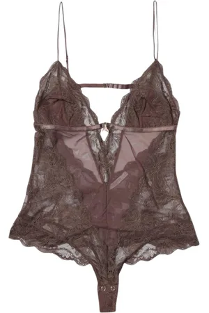Patrizia Pepe Nightwear & Lounge, Dame, Brun, S, Brun Blondeundertøjssæt
