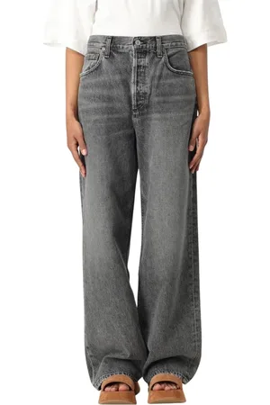 AGOLDE Jeans, Dame, Grå, W28, Bomuld, Grå Pinch Waist Jeans