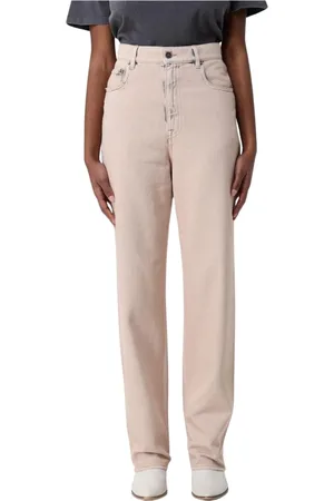Golden Goose Jeans, Dame, Grå, W26, Bomuld, Grå Straight Leg Jeans Kvinder