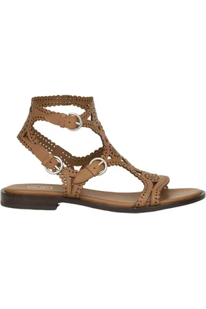 Ash Sko, Dame, Brun, 36 EU, Læder, Kanel Læder Sandal
