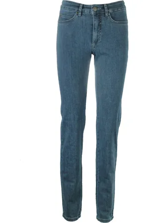 C.ro Jeans, Dame, Blå, 2XL, Denim, Magic Fit Slim Denim Bukser