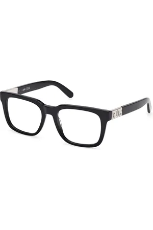 GCDS Tilbehør, unisex, Sort, 53 MM, Uld, Stilfulde Briller i Sort Farve