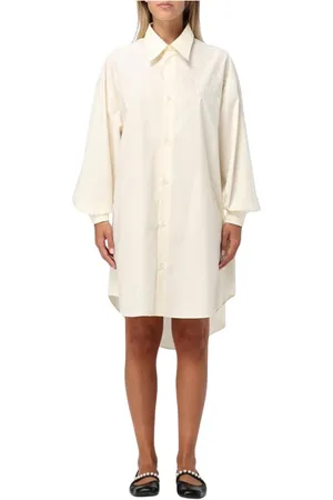Maison Margiela Kjole, Dame, , S, Bomuld, Oversized Balloon Sleeves Kjole
