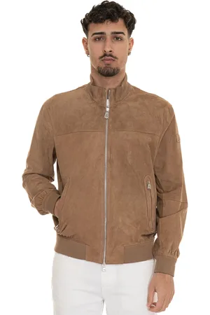 Peuterey Jakke, Herre, , L, Læder, Suede Læder Harrington Jakke
