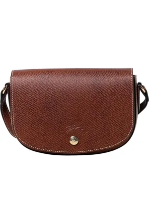 Longchamp Taske, Dame, Brun, ONE SIZE, Uld, Stilfuld læder crossbody taske