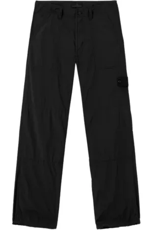 Stone Island Bukser, Herre, Sort, W32, Nylon, Monokrom Nylon Træthed Bukser