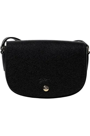 Longchamp Taske, Dame, Sort, ONE SIZE, Læder, Sort Crossbody Taske med Stil