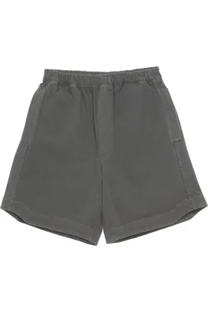 GR10K Shorts, Herre, Grå, M, Bomuld, Brunet Utility Shorts med Elastisk Talje