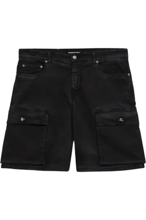 BARROW Shorts, Herre, Sort, W34, Bomuld, Cargo Bermuda Shorts med Mini Logo
