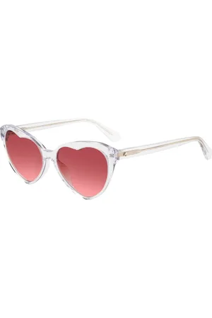 Kate Spade Tilbehør, Dame, Hvid, 57 MM, Krystal Pink Shaded Solbriller Velma/S