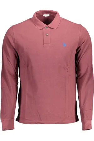 U.S. Polo Assn. Top, Herre, Lilla, 2XL, Bomuld, Lilla Bomuld Herre Polo Skjorte