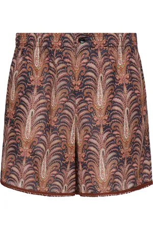 VALENTINO GARAVANI Shorts, Herre, Rød, M, Røde Shorts med All Over Print