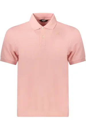 K-Way Top, Herre, Lyserød, 2XL, Bomuld, Rosa Bomuld Herre Polo Skjorte