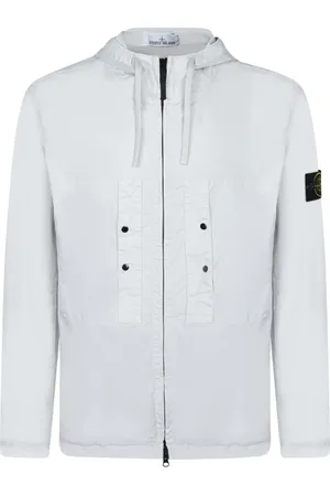 Stone Island Jakke, Herre, Blå, S, Justerbar langærmet jakke