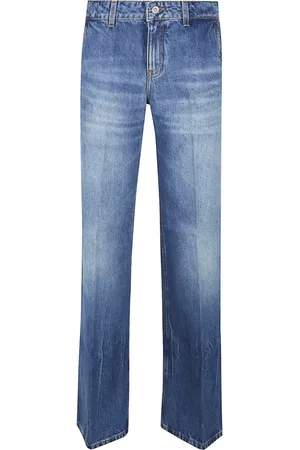 Victoria Beckham Jeans, Dame, Blå, W24, Uld, Stilfulde Denim Jeans til Kvinder