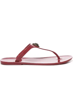 Kurt Geiger Sko, Dame, Lilla, 38 EU, Lilla Sandaler med T-Bar Strop